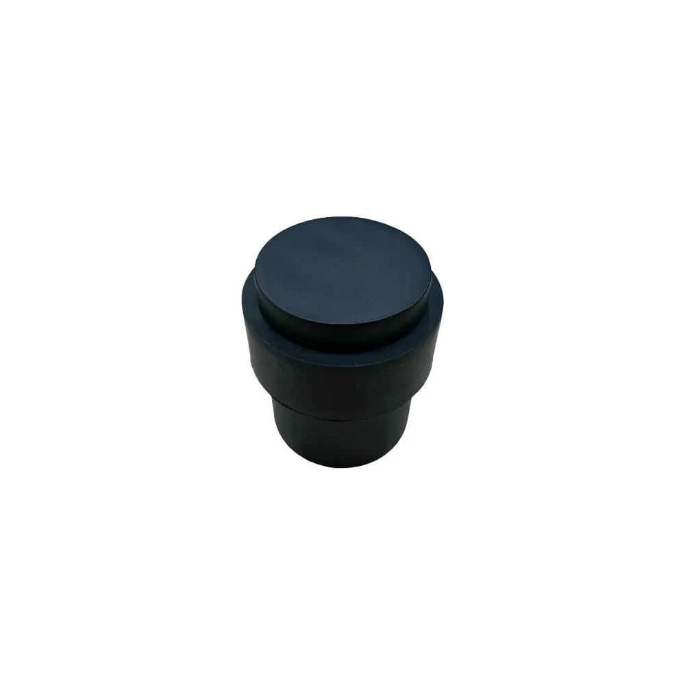 DOOR STOP WITH RUBBER art.: HH02 D30xH40mm BLACK