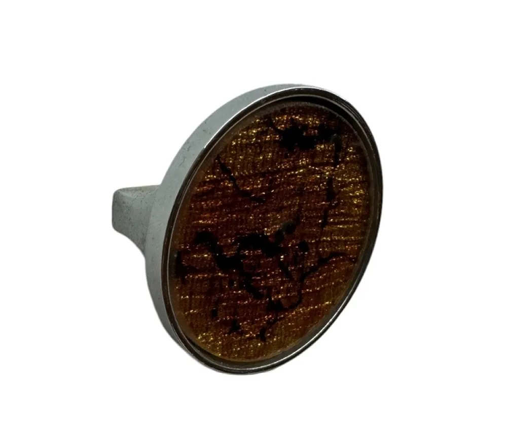 CABINET KNOB 10205/AMBAR cc32mm D=50mm CHROME
