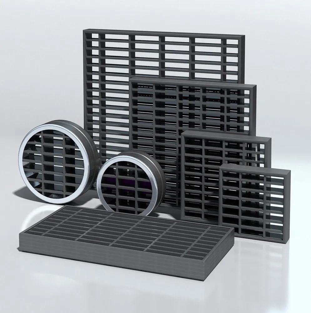 PYROGRILLE 100 - 300x150x38mm - BLACK