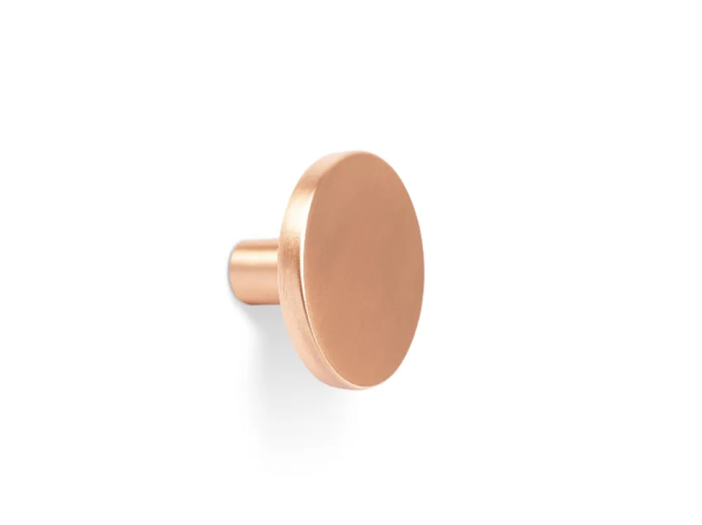 COAT HOOK COMO D=41mm BRUSHED COPPER