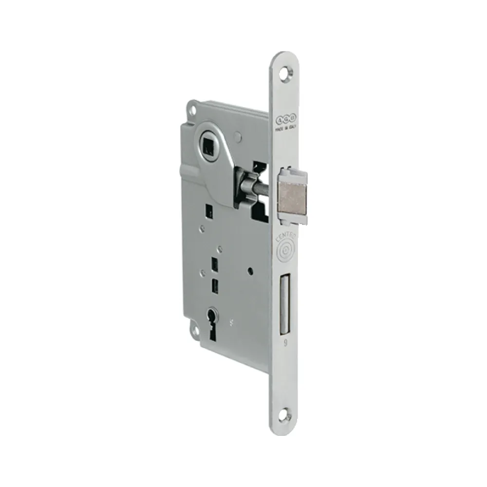 DOOR LOCK AGB CENTRO 50-90 NICKEL