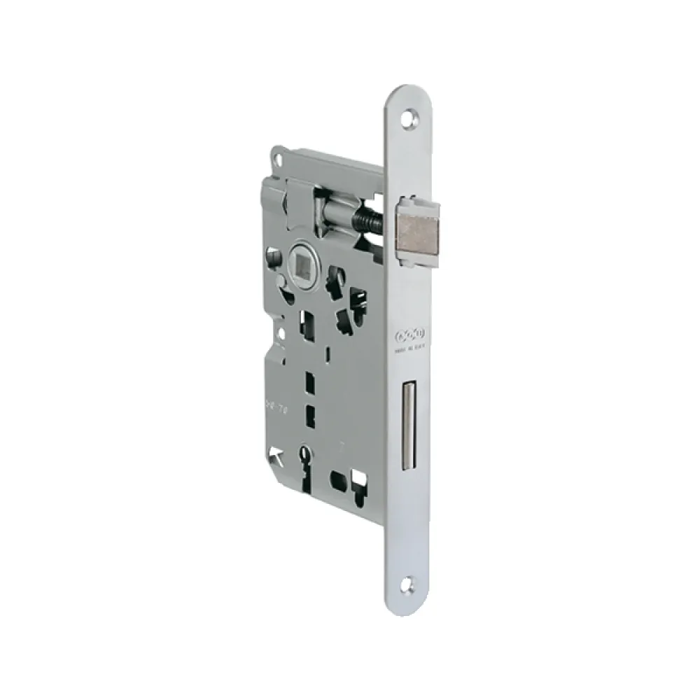 DOOR LOCK AGB Patent Piccola 40-70 - KEY / NICKEL / ROUND F20