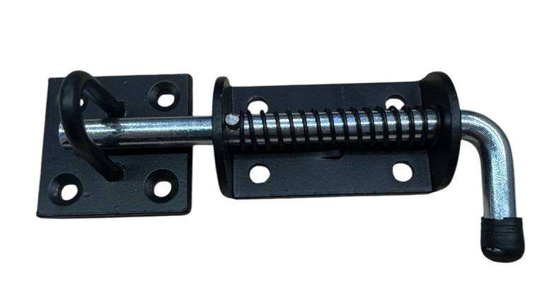 SPRING LOADED BOLT L=143 W=40mm BLACK