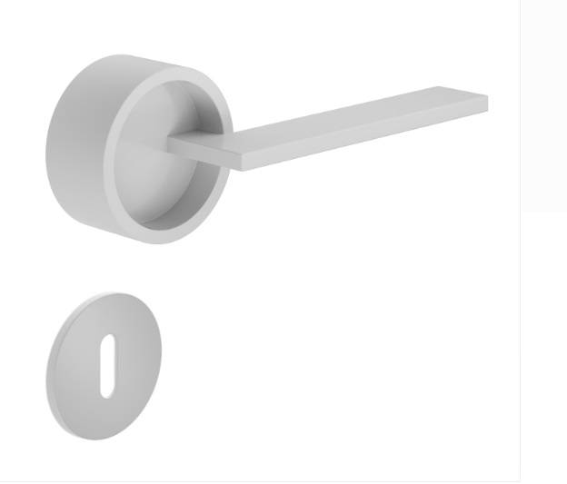 DOOR HANDLE TIMELESS WHITE